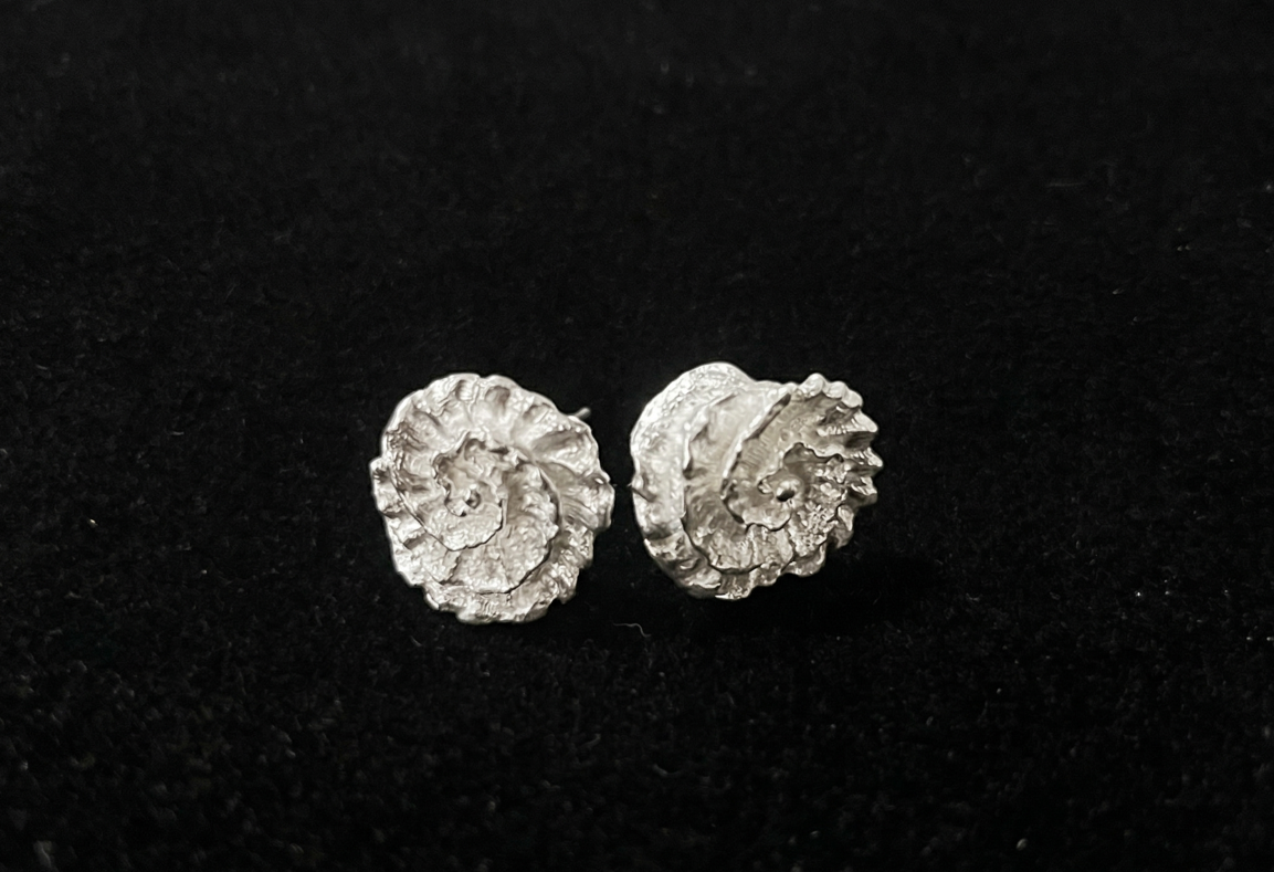 The Synapse Swirl Studs (Silver)